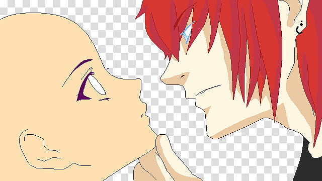 Flirting with Death, two anime characters transparent background PNG clipart