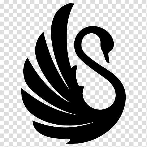 Bird Logo, Black Swan, Duck, Swans, Water Bird, Symbol, Ducks Geese And Swans, Blackandwhite transparent background PNG clipart
