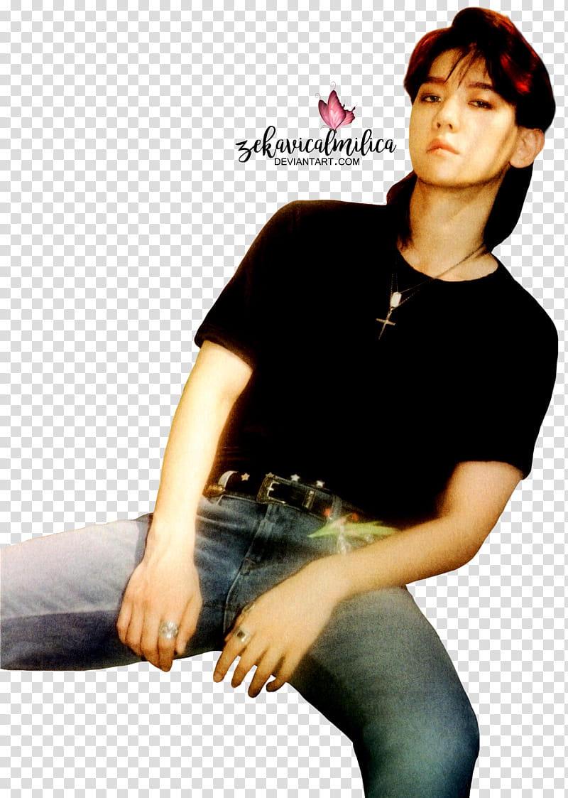 EXO Baekhyun The War, man sitting on chair transparent background PNG clipart