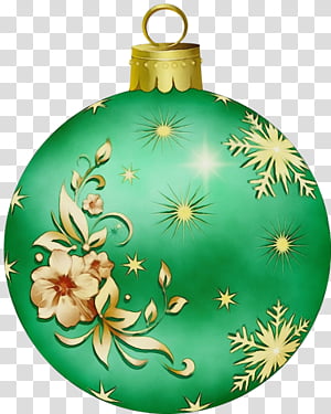 Christmas ornament, Watercolor, Paint, Wet Ink, Holiday Ornament, Green, Christmas Decoration, Interior Design transparent background PNG clipart thumbnail