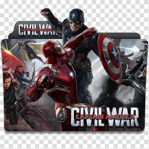 Captain America Civil War  Folder Icon Pack, Captain America Civil War v transparent background PNG clipart