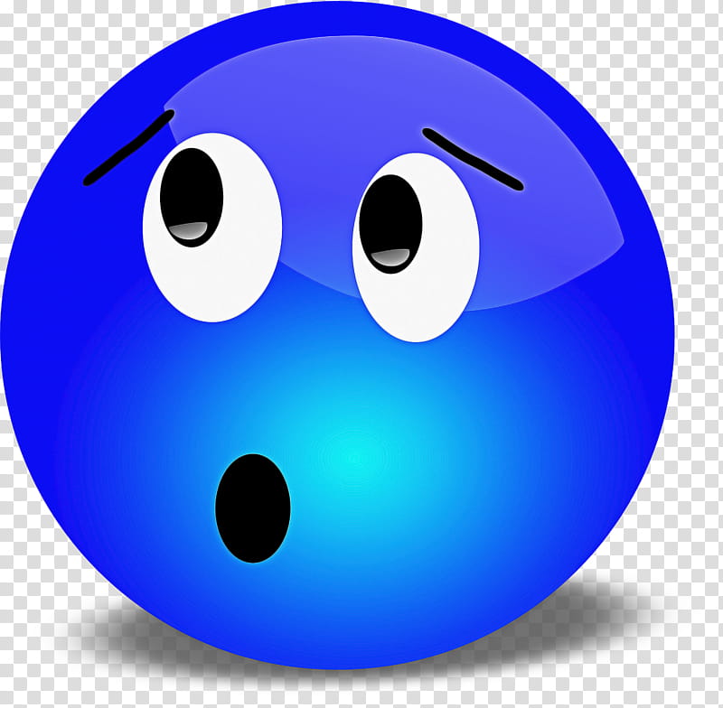 Smiley Face, Emoticon, Emoji, Sadness, Wink, Eye, Blue, Ball transparent background PNG clipart