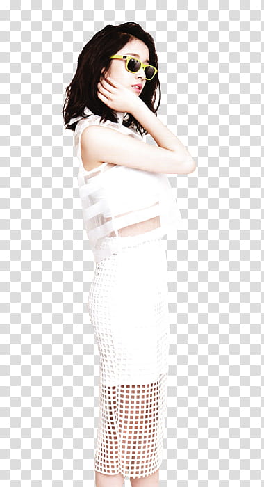 Render Park Jiyeon, woman in white dress transparent background PNG clipart