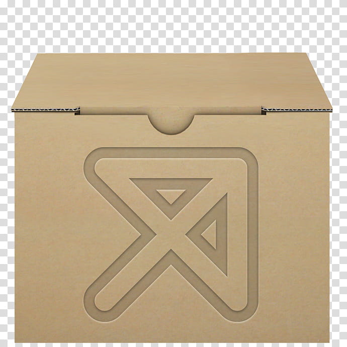 brown storage box transparent background PNG clipart