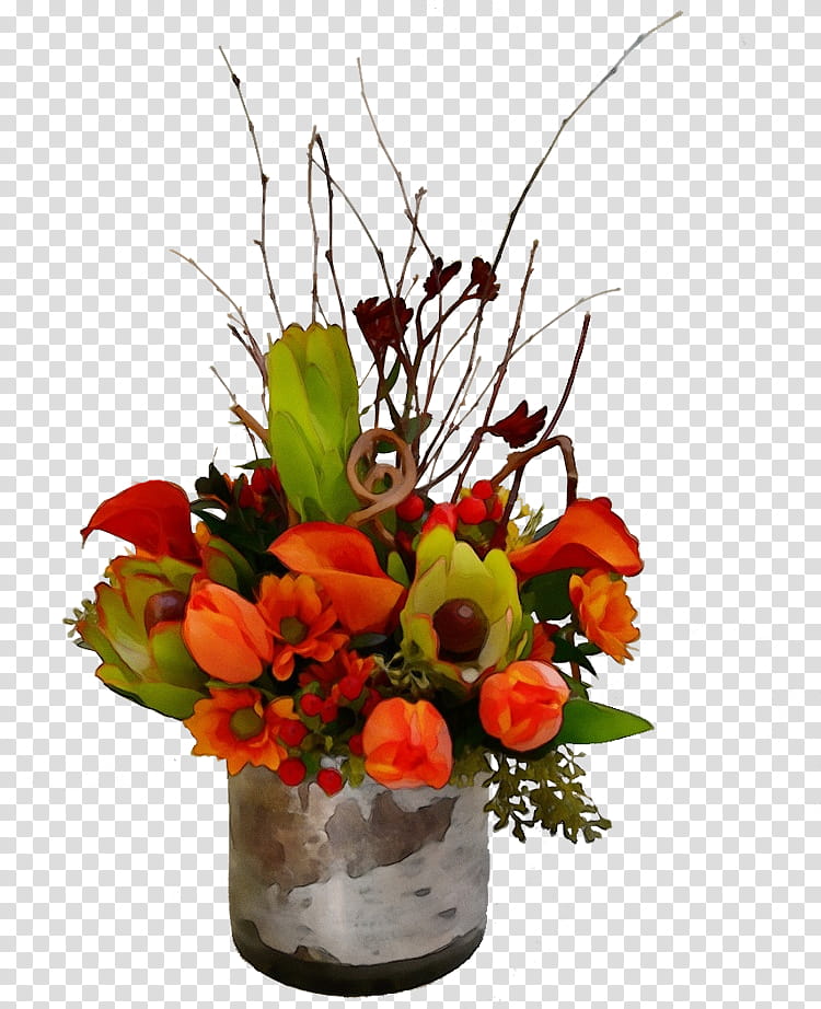 Flower Art Watercolor, Paint, Wet Ink, Floral Design, Cut Flowers, Artificial Flower, Flower Bouquet, Centrepiece transparent background PNG clipart