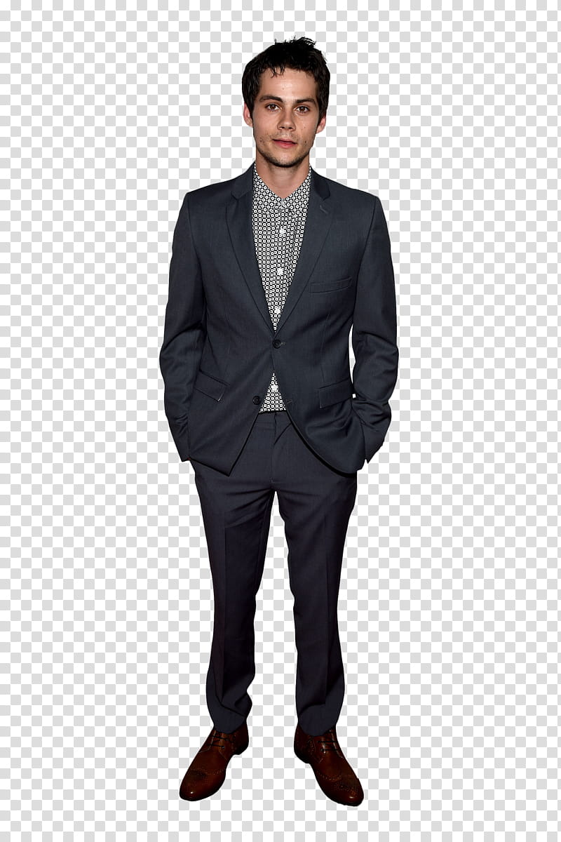 Dylan O brien , man wearing black blazer transparent background PNG clipart