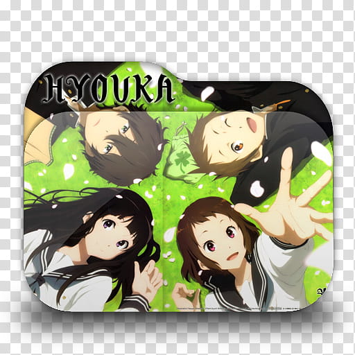 Anime Folder Icon Pack  by Knives, Hyouka  transparent background PNG clipart