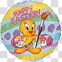 TNBrat Easter Fun , Tweety Bird painting transparent background PNG clipart