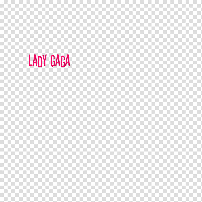 Texto de Lady Gaga simple copia transparent background PNG clipart