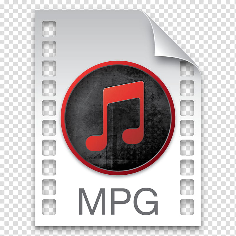 Dark Icons Part II , iTunes-mpg, red and black MPG logo transparent background PNG clipart
