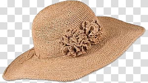 Summer, brown sun hat transparent background PNG clipart