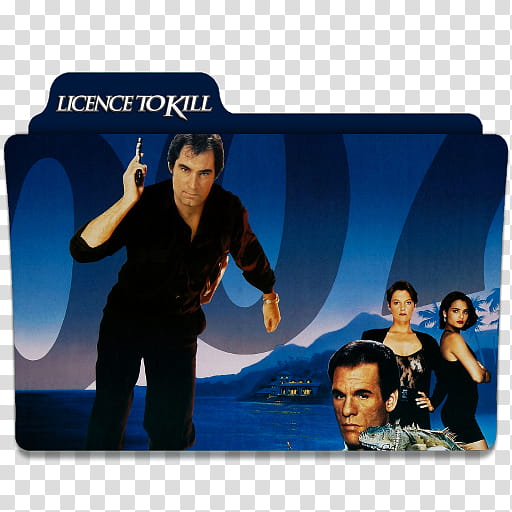 James Bond Series Folder Icons, () Licence To Kill v transparent background PNG clipart