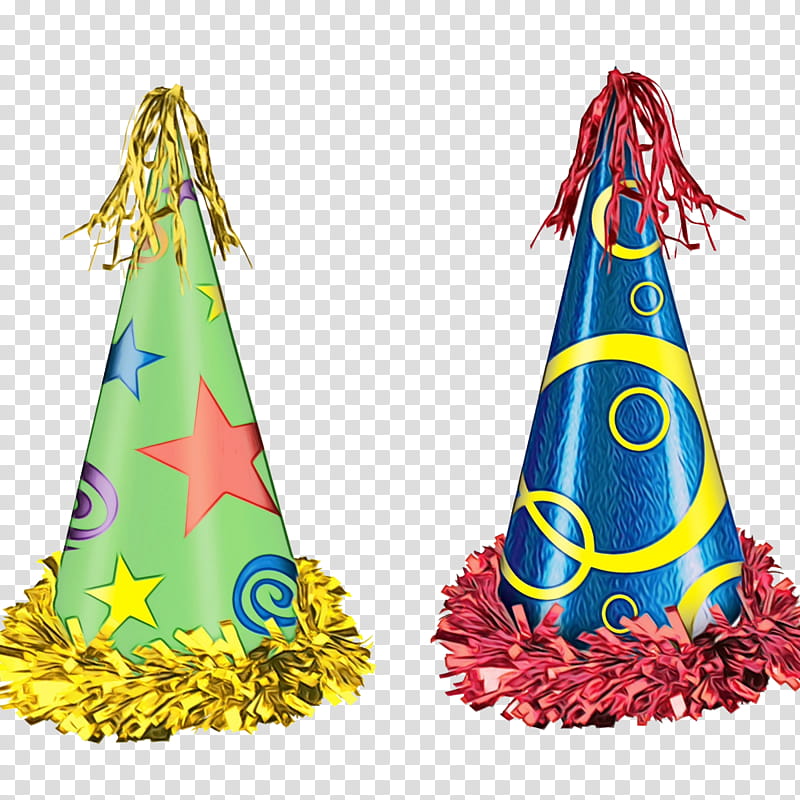 Birthday Party Hat, Watercolor, Paint, Wet Ink, Party Popper, Confetti, Birthday
, Firecracker transparent background PNG clipart