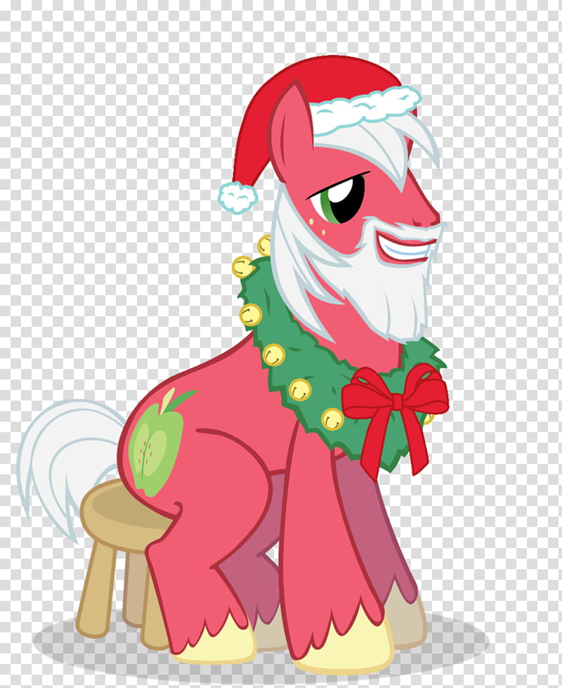 Big Macintosh Santa transparent background PNG clipart