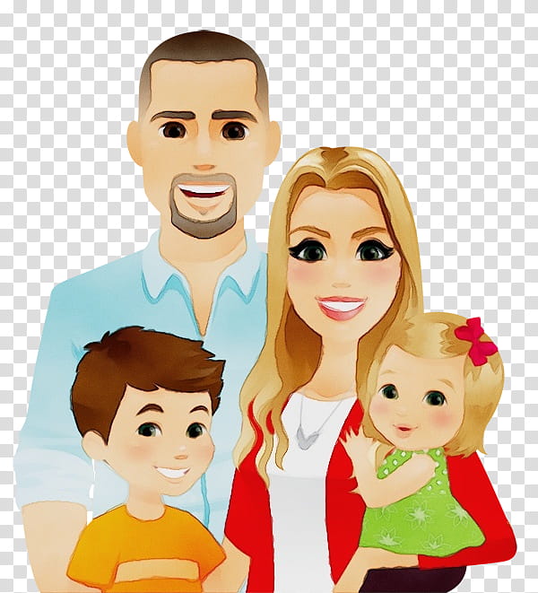 Happy Family, Friendship, Cartoon, Human, Toddler, Laughter, Girl, Boy transparent background PNG clipart