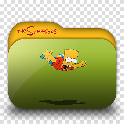 Series Folders Pack , simpsons icon transparent background PNG clipart