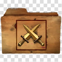 Guild Wars  Folder Icons, GW-Folder-icon-swords-border transparent background PNG clipart