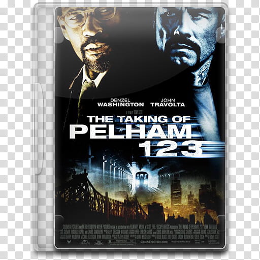 Movie Icon , The Taking of Pelham   , The Talking Pelham  DVD case transparent background PNG clipart