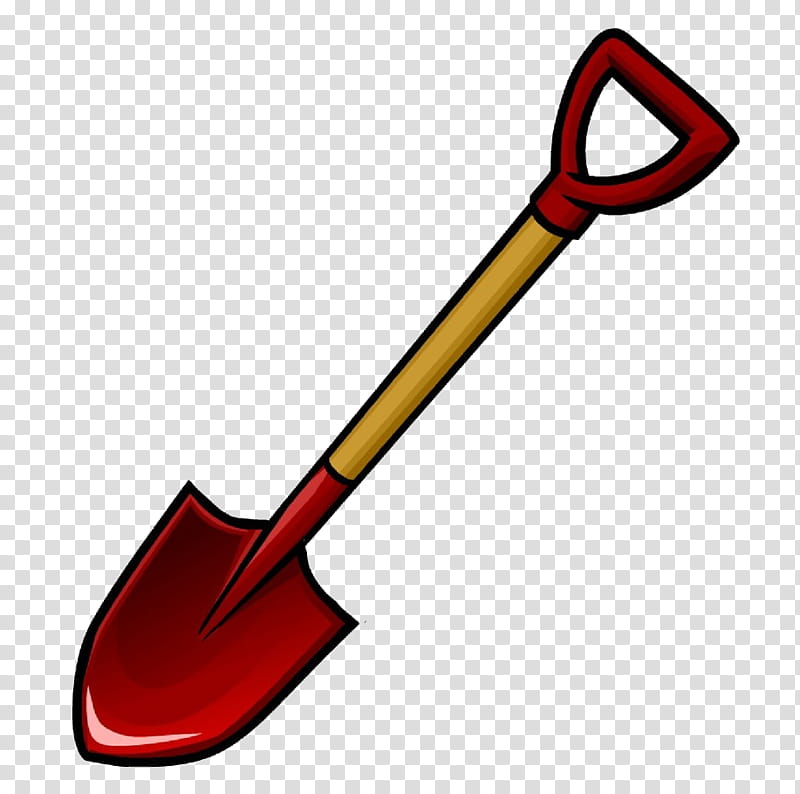 tool shovel garden tool, Cartoon transparent background PNG clipart