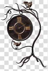 Clocks Set , black wall clock transparent background PNG clipart