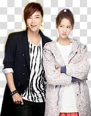 Yoona and jang geun suk transparent background PNG clipart