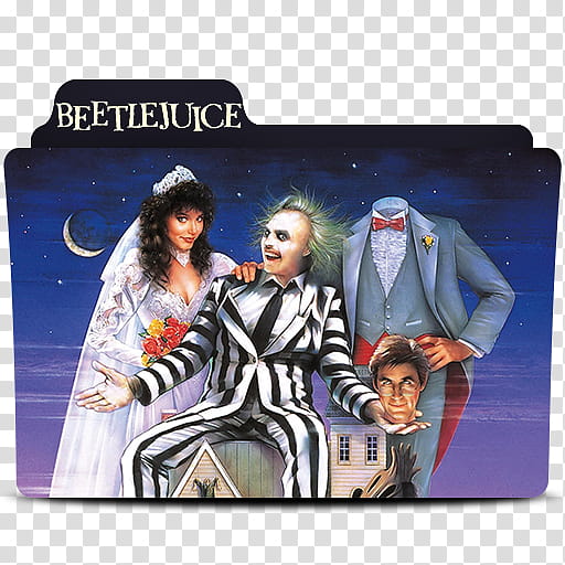 Beetlejuice Folder Icon, Beetlejuice transparent background PNG clipart