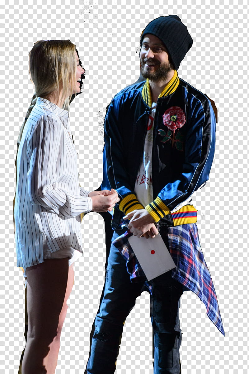 Render Jared Leto And Margot Robbie P transparent background PNG clipart