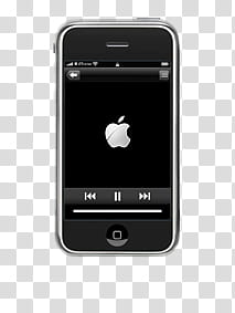 AveDesk iPhone aveTunes, black iPhone  transparent background PNG clipart