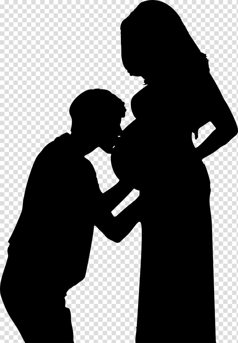 Pregnant, Pregnancy, Silhouette, Woman, Couple, Barefoot And Pregnant, Infant, Romance transparent background PNG clipart