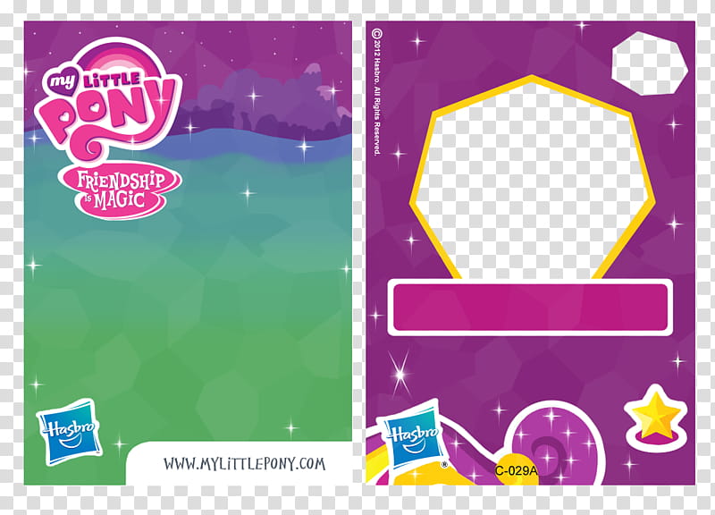 MLPFIM crystal ground card base, My Little Pony Friendship Magic transparent background PNG clipart
