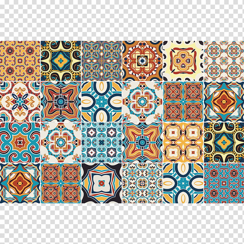 Motif, Azulejo, Tile, Ornament, Ceramic Art, Brown, Orange, Textile transparent background PNG clipart