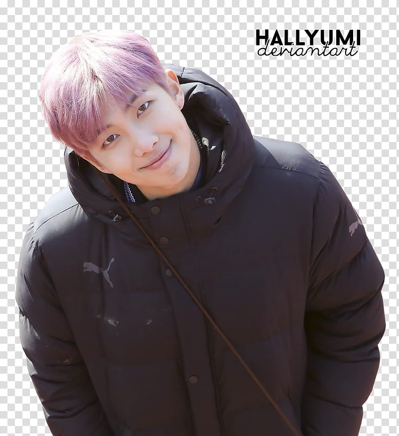 MINI Rap Monster Birthday, standing and smiling man wearing black button-up jacket transparent background PNG clipart