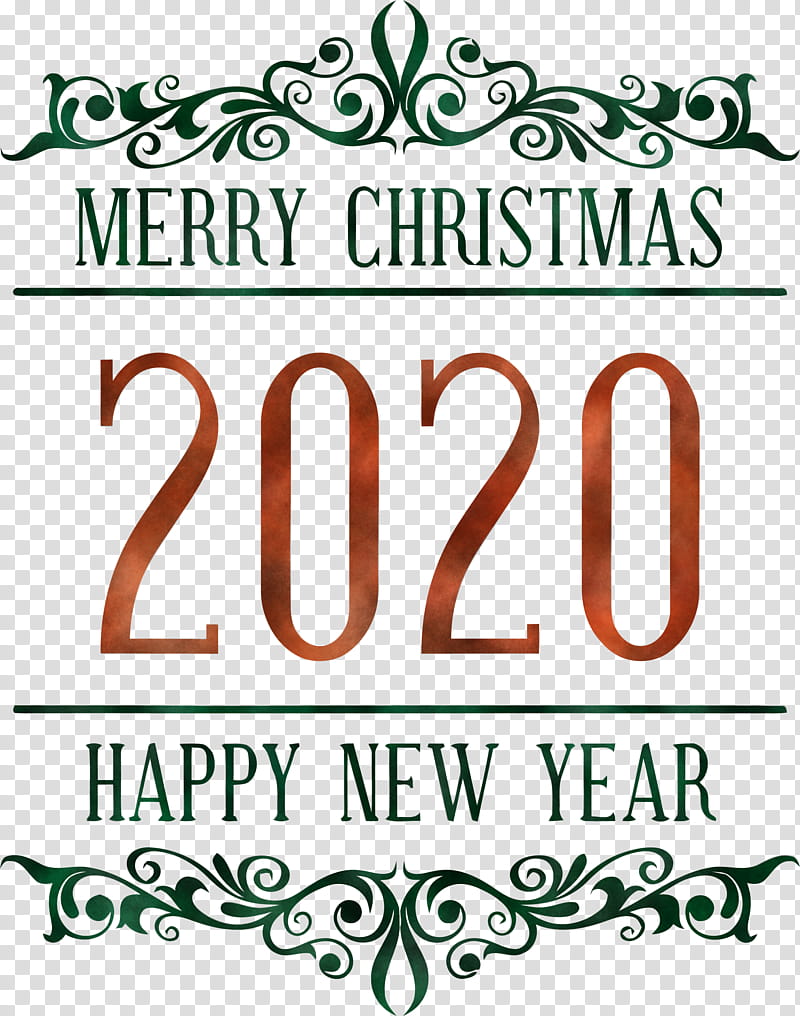happy new year 2020 happy 2020 2020, Text transparent background PNG clipart