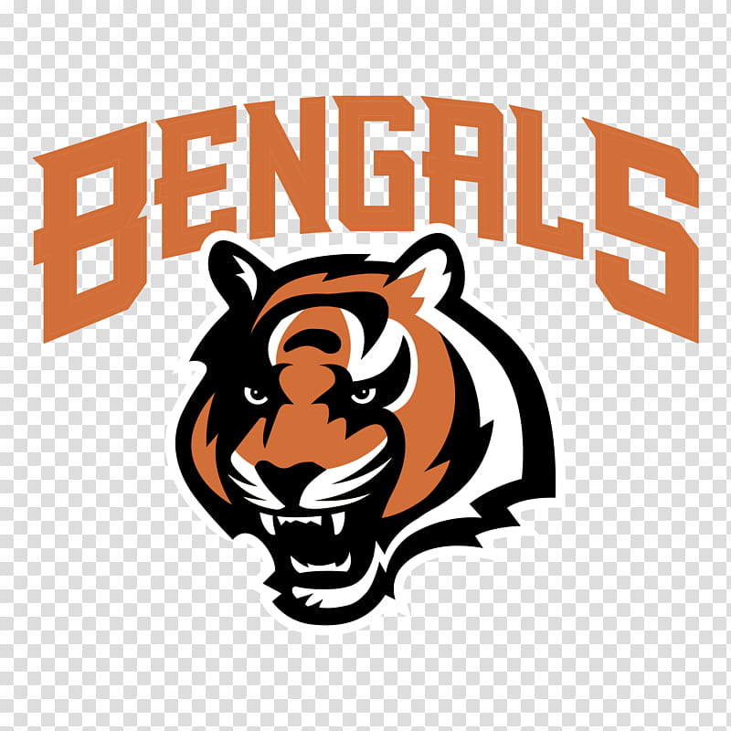 American Football, Cincinnati Bengals, Logo, Cincinnati Bengals Logo, Symbol, Logos, Tiger, Wildlife transparent background PNG clipart