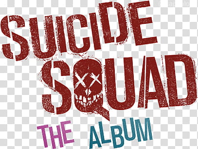 Suicide Squad Stickers, Suicide Squad the album text transparent background PNG clipart