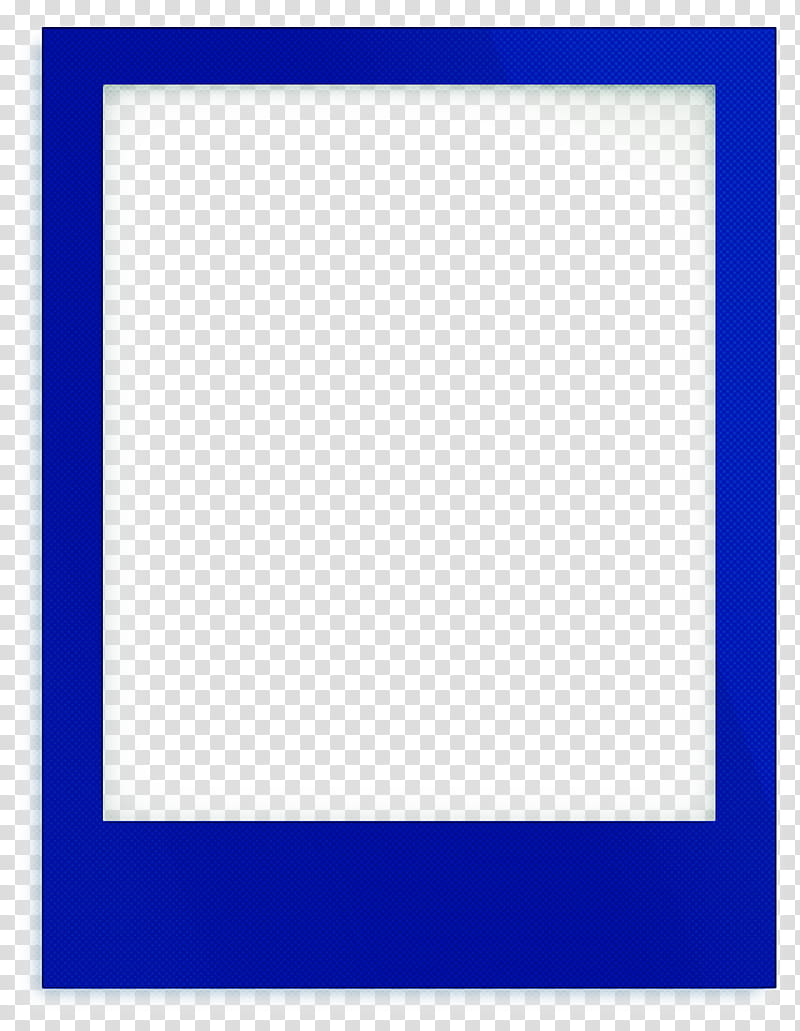polaroid frame polaroid frame frame, Polaroid Frame, Frame, Blue, Rectangle, Electric Blue, Square transparent background PNG clipart