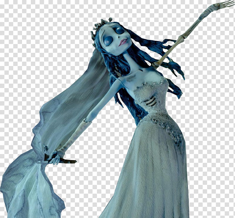 Jack Skellington wife transparent background PNG clipart