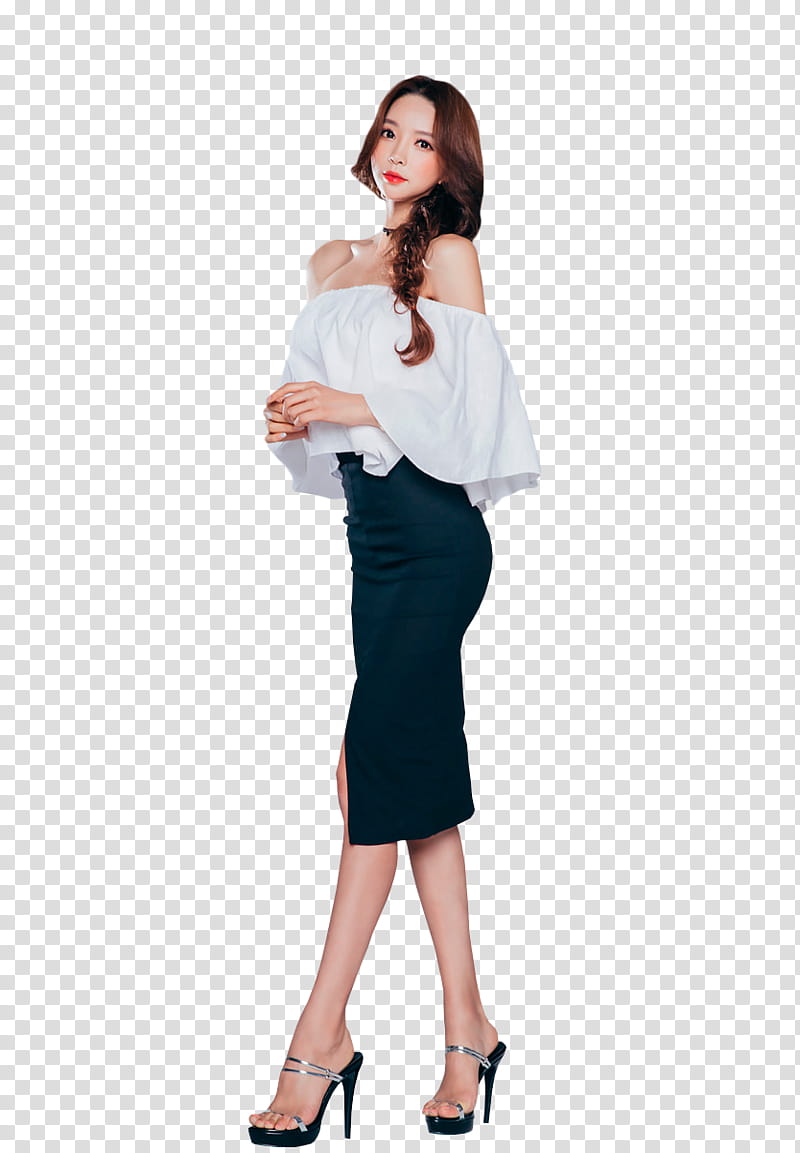 SPECIAL  WATCHERS, woman in white off-shoulder top transparent background PNG clipart