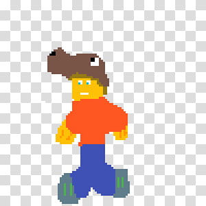 Running Roblox Noob Transparent