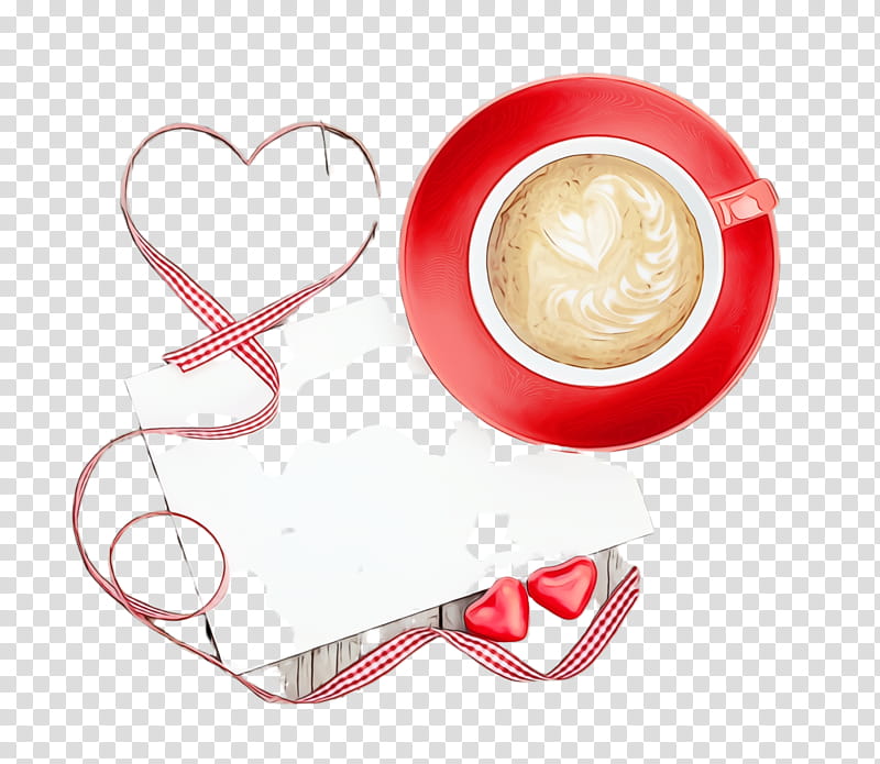 Coffee cup, Watercolor, Paint, Wet Ink, Heart, Teacup, Love transparent background PNG clipart