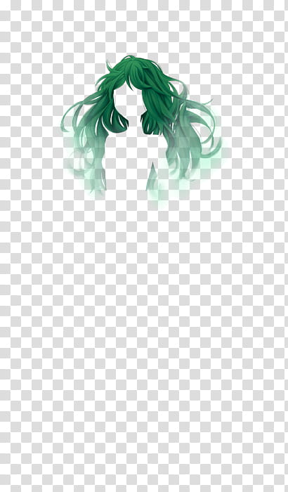 Bases Y Ropa de Sucrette Actualizado, white silhouette of woman with green hair transparent background PNG clipart