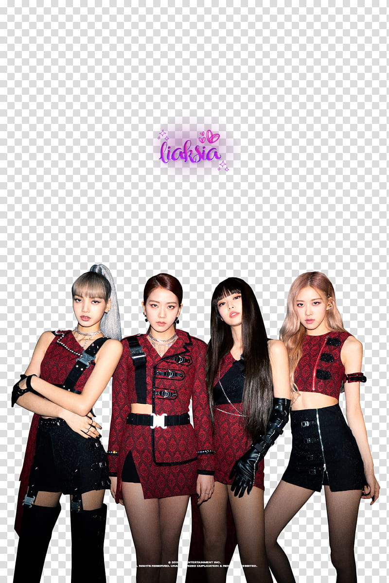 BLACKPINK # transparent background PNG clipart