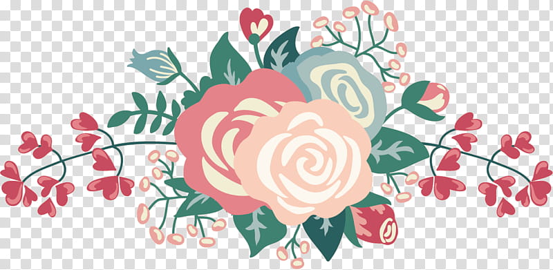 Flower Bouquet Flower Bunch, Garden Roses, Pink, Red, Rose Family, Plant, Floral Design, Cut Flowers transparent background PNG clipart