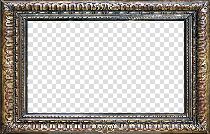 brown wooden frame transparent background PNG clipart