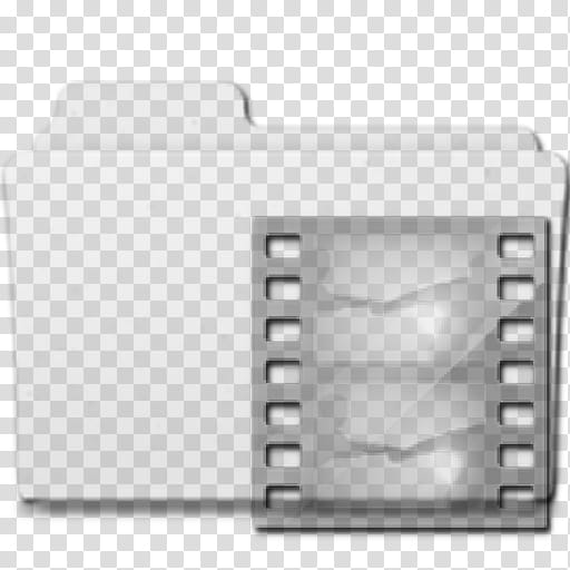 Klear Folder Ikons , black filmstrip icon transparent background PNG clipart