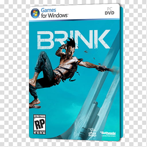 PC Games Dock Icons , Brink, Brink PC DVD Rom case transparent background PNG clipart
