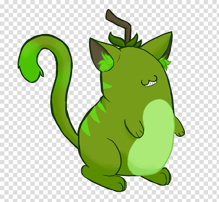 Cartoon Cat, Tail, Pear, Reptile, Fruit, Badge, Green, Cartoon transparent background PNG clipart