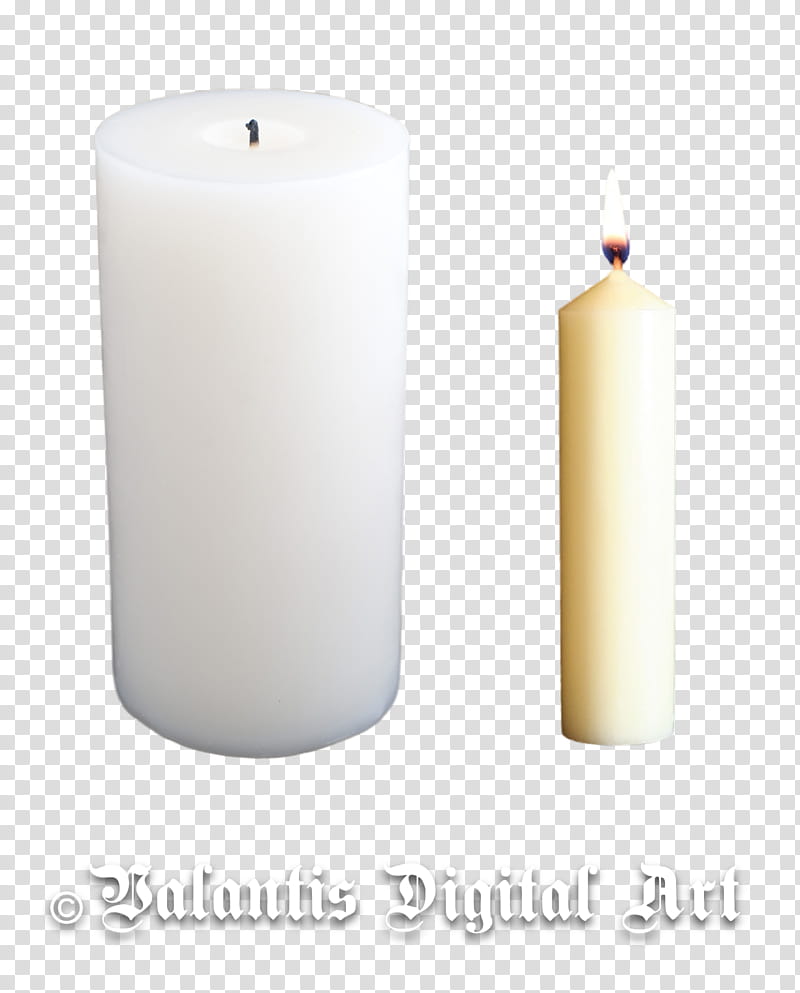 Candles, white pillar candle transparent background PNG clipart