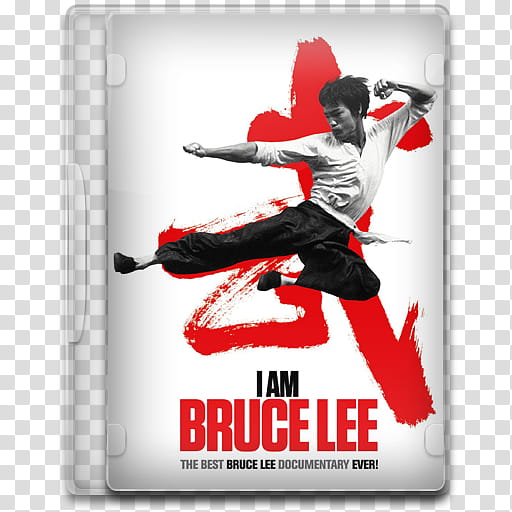 Movie Icon Mega , I Am Bruce Lee, I am Bruce Lee DVD case transparent background PNG clipart