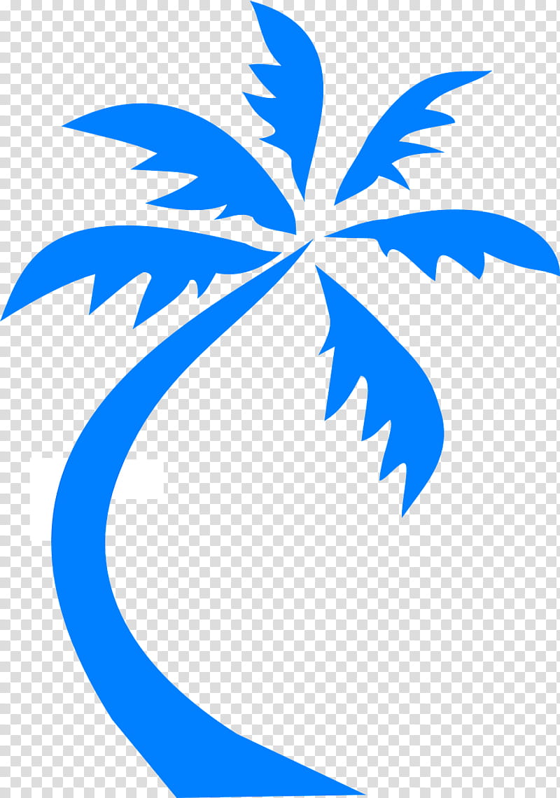 Coconut Leaf Drawing, Palm Trees, Palm Branch, Sabal, Food, Plant, Electric Blue, Hemp Family transparent background PNG clipart